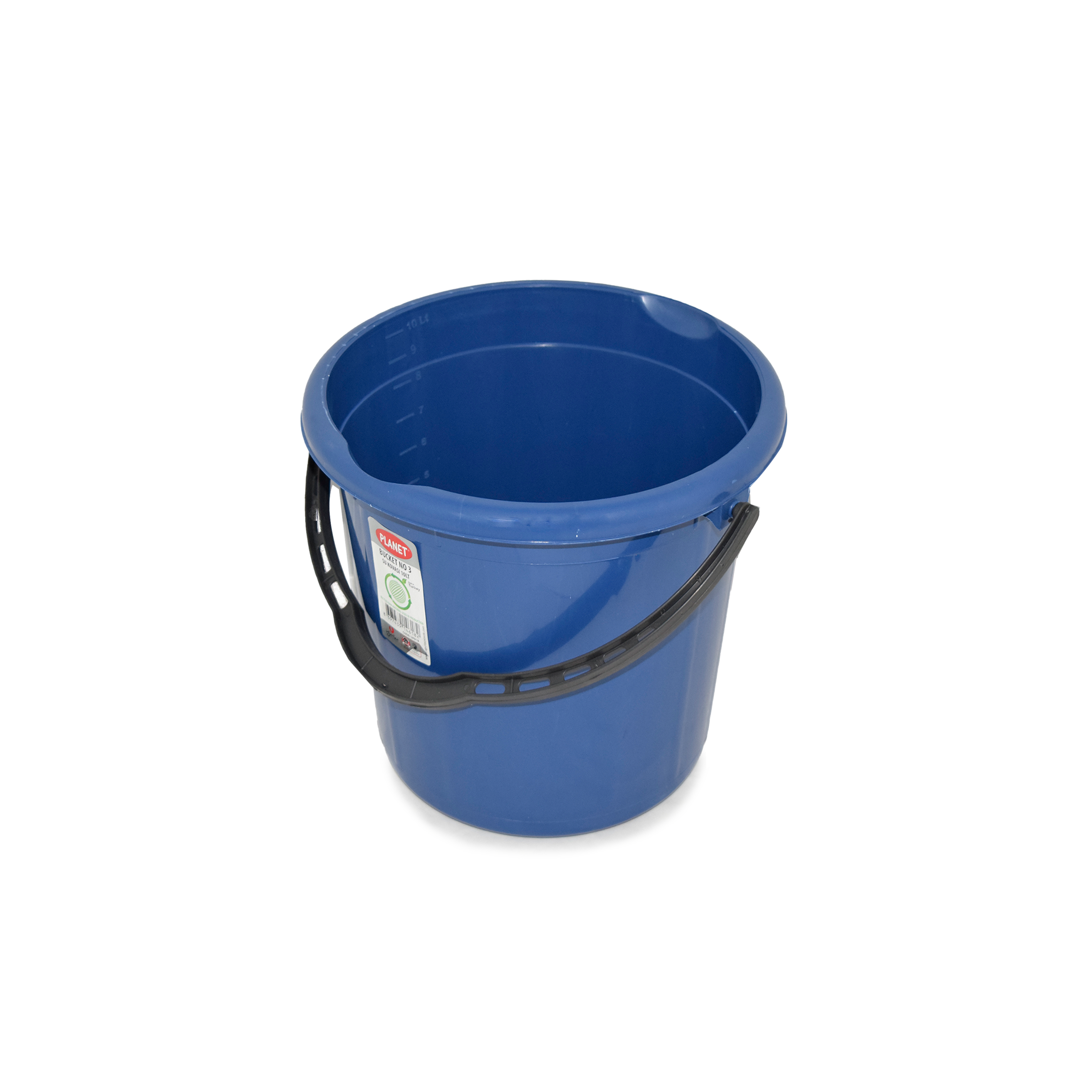 Buy PLASTIC BUCKET | 10 LTR | BLUE from Kaddah Cleaning Equipment in UAE