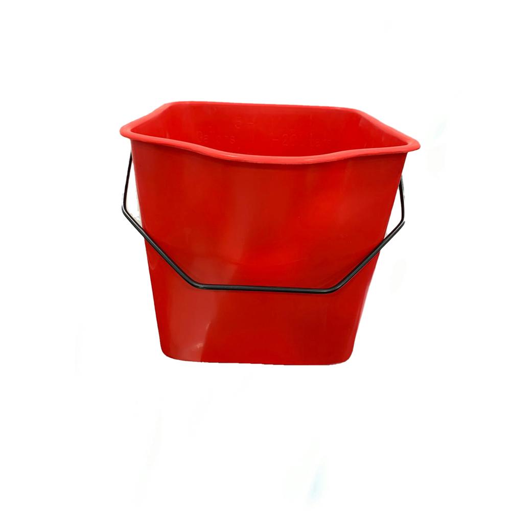 Buy PLASTIC BUCKET | 20 LTR | RED from Kaddah Cleaning Equipment in UAE
