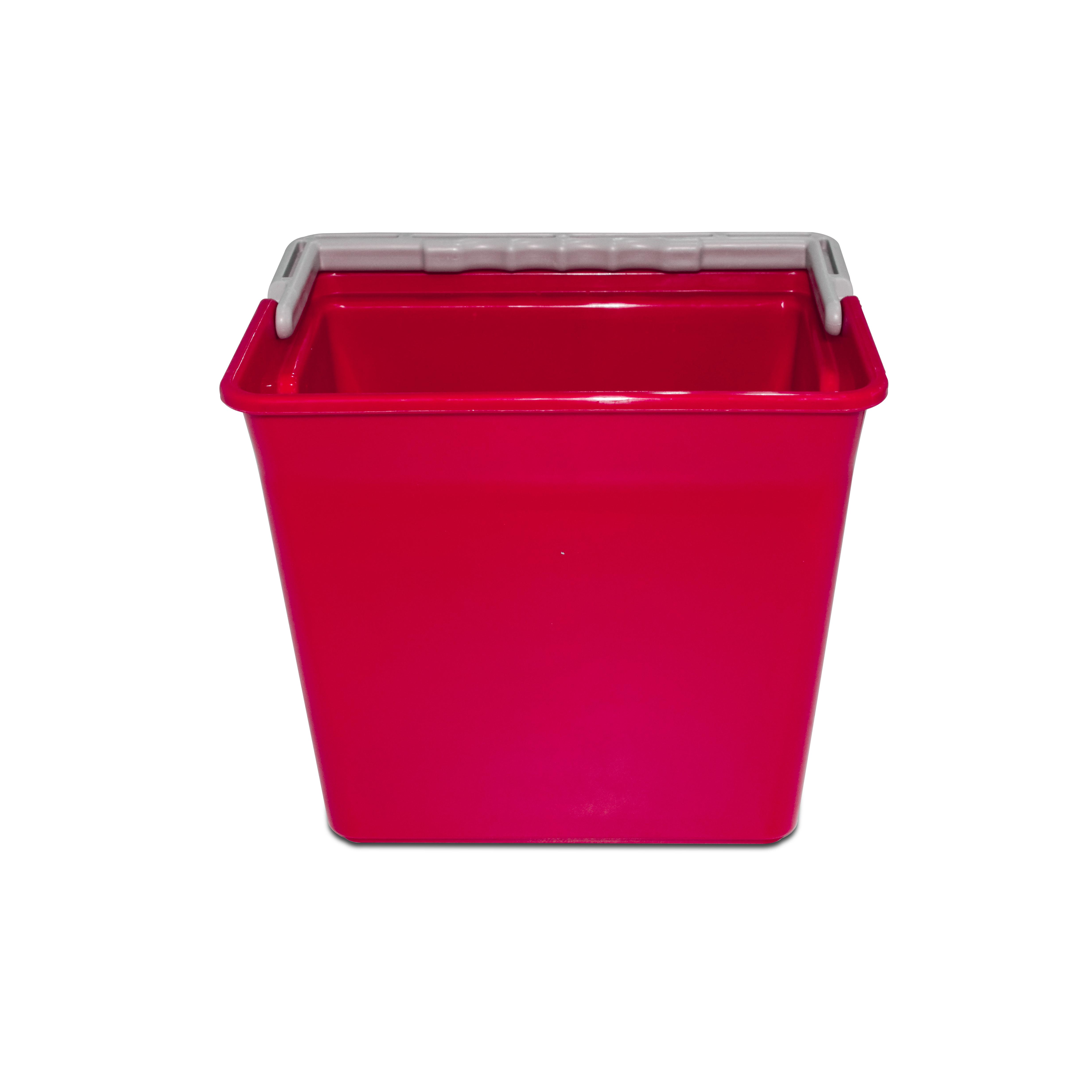 Buy PLASTIC BUCKET | 4 LTR | RED from Kaddah Cleaning Equipment in UAE