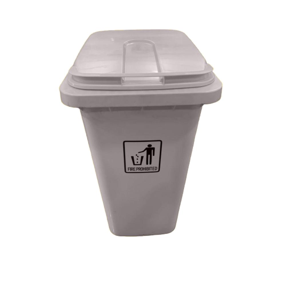 Buy PLASTIC GARBAGE BIN | 240LTR | GRAY from Kaddah Cleaning Equipment in UAE