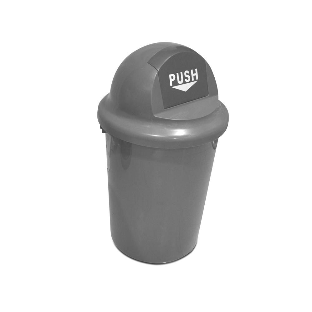 Buy PLASTIC GARBAGE BIN | 60LTR | PUSH from Kaddah Cleaning Equipment in UAE