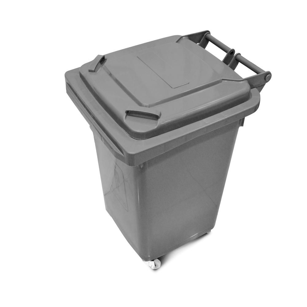Buy PLASTIC GARBAGE BIN | 70LTR | GRAY from Kaddah Cleaning Equipment in UAE