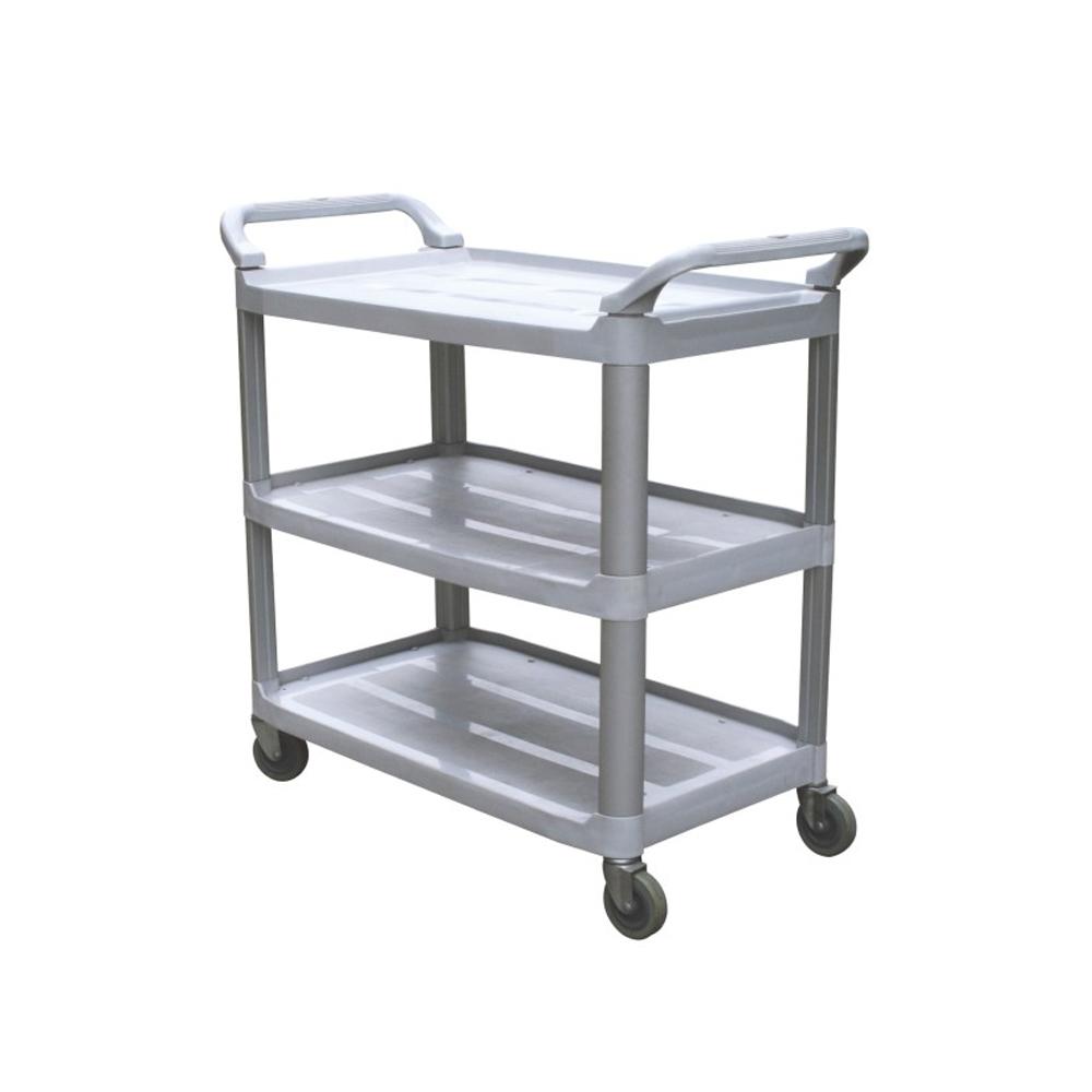 Buy PLASTIC SERVICE TROLLEY | BEIGE from Kaddah Cleaning Equipment in UAE