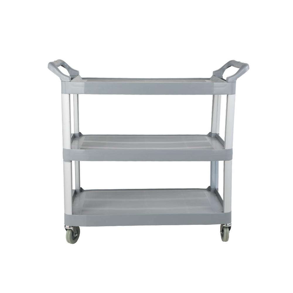 Buy PLASTIC SERVICE TROLLEY | GRAY from Kaddah Cleaning Equipment in UAE