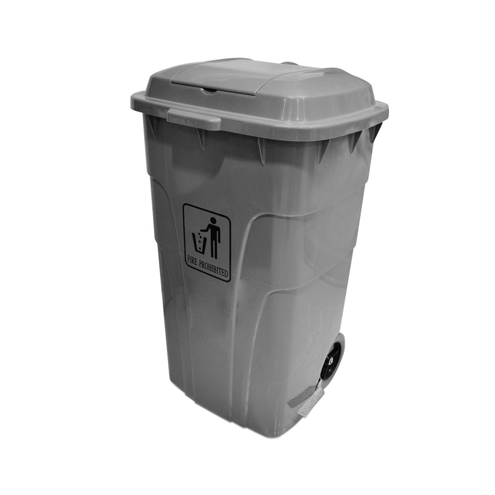 Buy PLASTIC TRASH BIN | 240 LTR | GREY from Kaddah Cleaning Equipment in UAE
