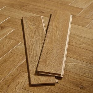 Prime Herringbone Golden Oak Laminate - Interiors in UAE Marketplace