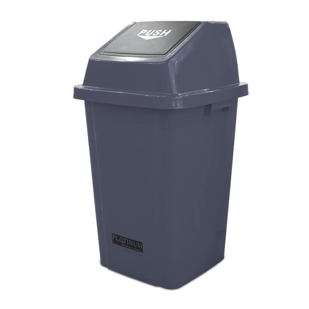 Buy QUADRATE GARBAGE BIN | 100LTR | GRAY from Kaddah Cleaning Equipment in UAE