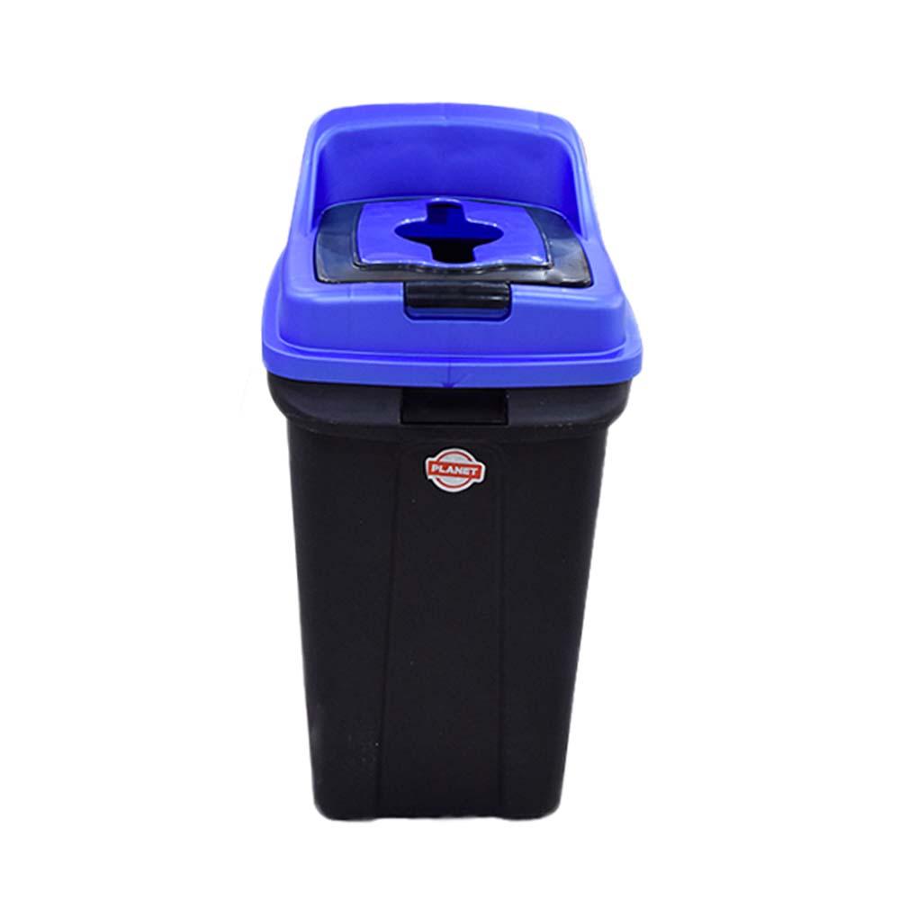 Buy RE CYCLE MIX TOP GARBAGE BIN| 70 LTR BLACK from Kaddah Cleaning Equipment in UAE
