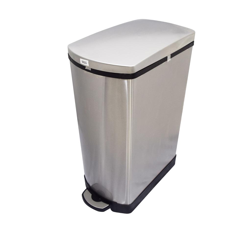 Buy RECTANGLE STAINLESS STEEL SLOW MOTION BIN 35 LITERS from Kaddah Cleaning Equipment in UAE