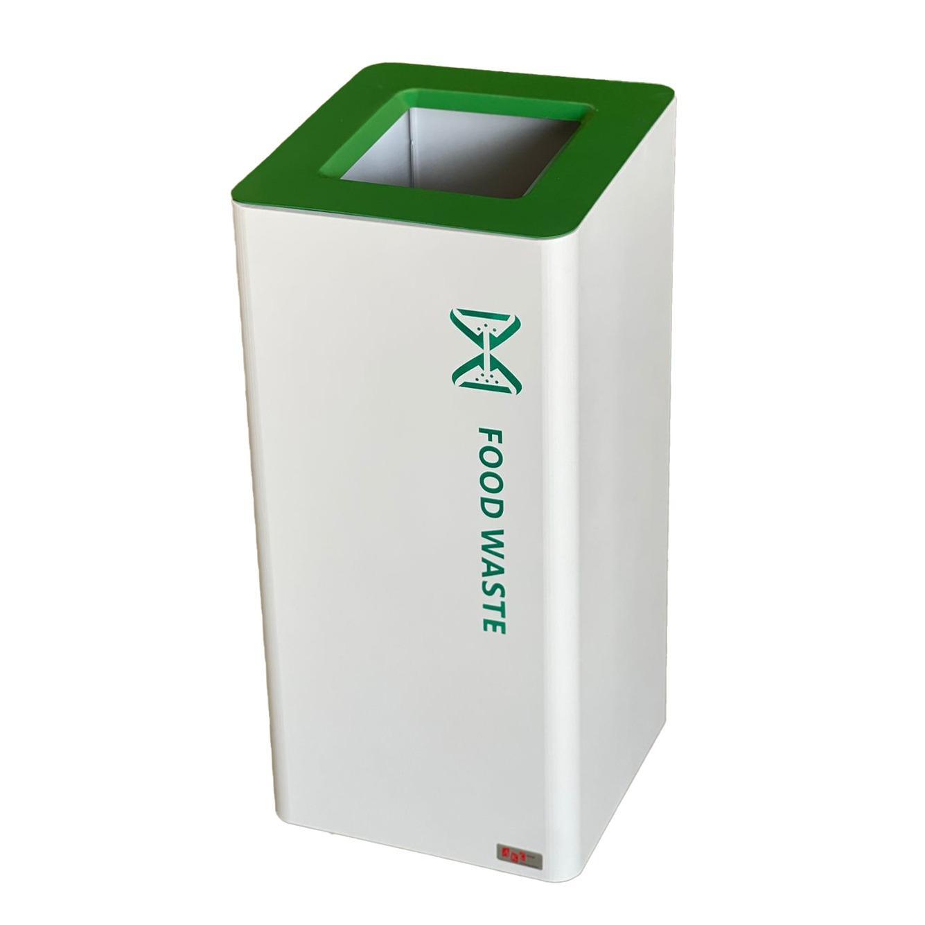 Buy RECYCLE BINS STEEL WITH GALVANIZED INNER 70 LITER GREEN from Kaddah Cleaning Equipment in UAE