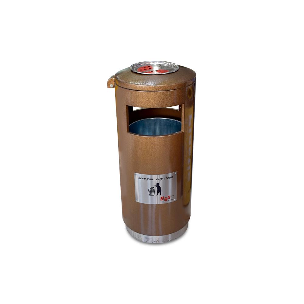 Buy ROAD BIN WITH ASHTRAY | 60LTR from Kaddah Cleaning Equipment in UAE