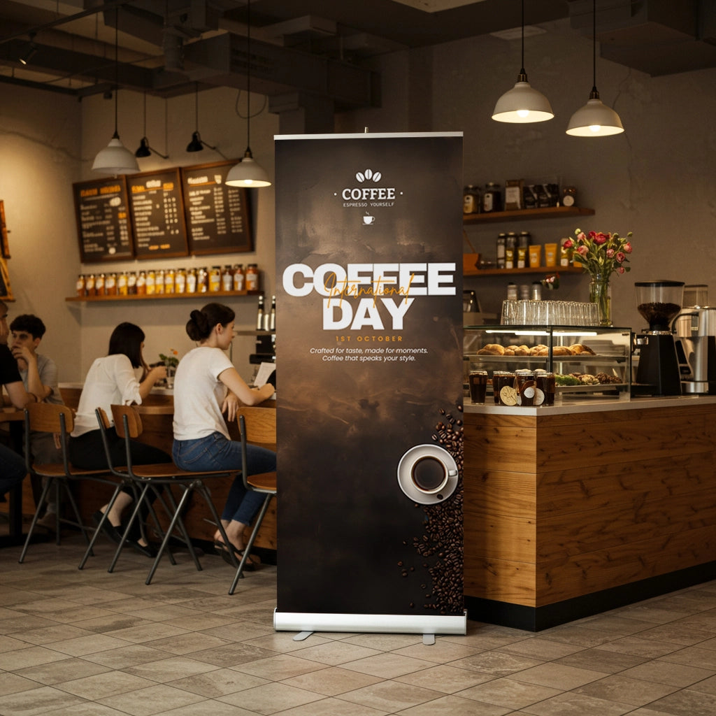 Roll Up Banner - Designing and Printing in UAE Marketplace