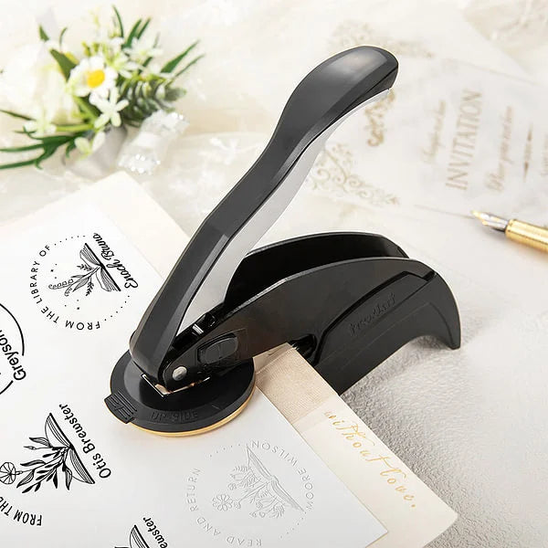 Buy ROUND-SHAPED EMBOSSING SEAL from Half Price Print in UAE