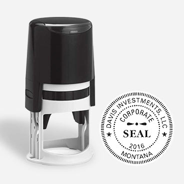 Round-Shaped Stamps - Designing and Printing in UAE Marketplace