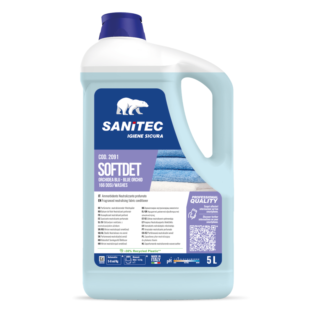 Sanitec Fabric Softener Orchidea Blue 5 L - Cleaning in UAE Marketplace