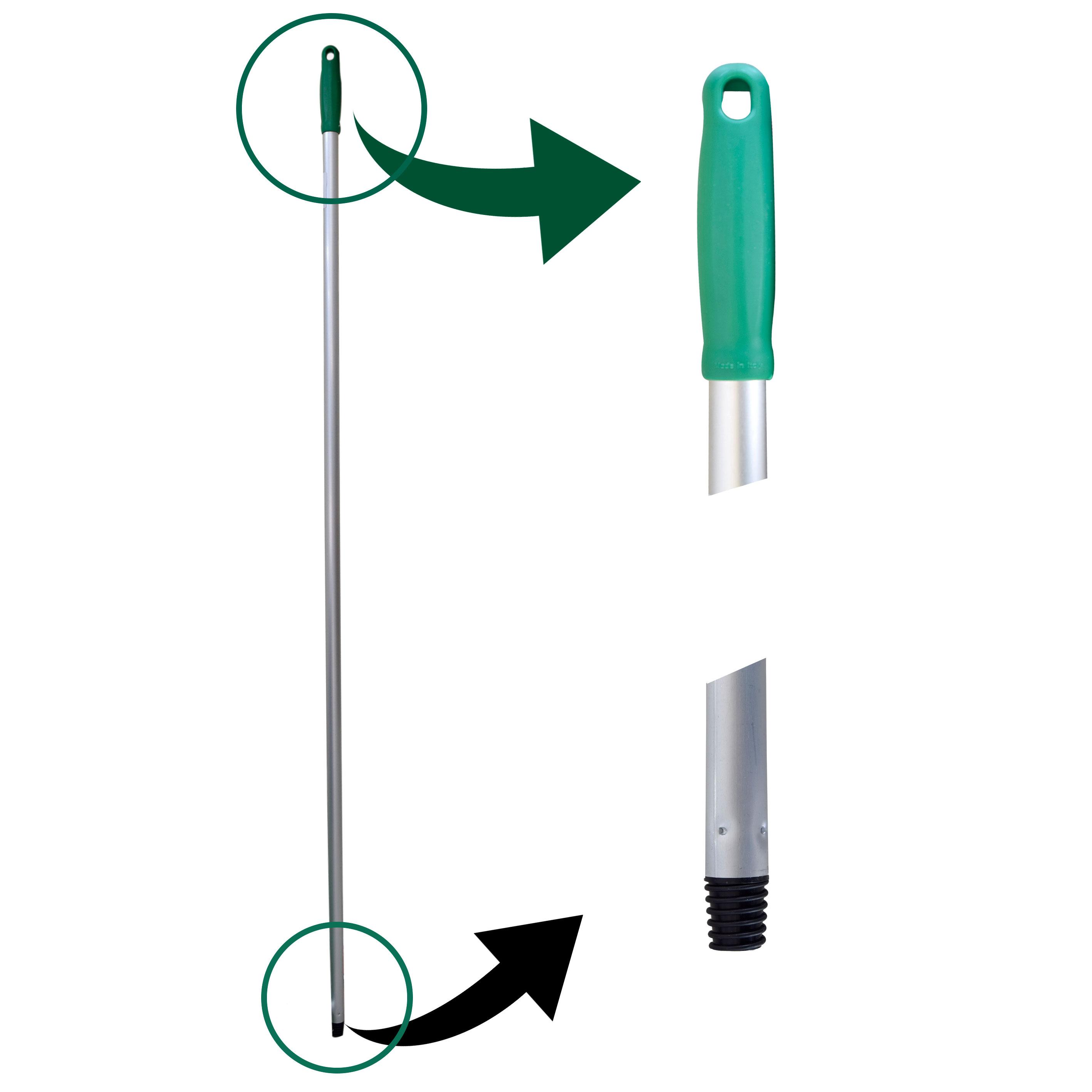Buy SCREW-THREAD ALUMINUM HANDLE | 145 CM | GREEN from Kaddah Cleaning Equipment in UAE
