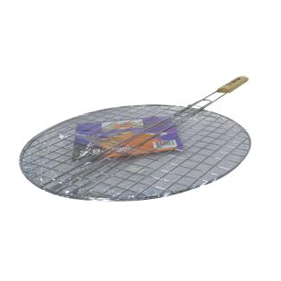 Silver Steel Round Meat Grill - Home & Garden in UAE Marketplace