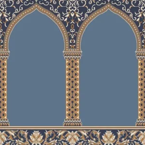 Sky Blue Hira Masjid Carpet - Interiors in UAE Marketplace