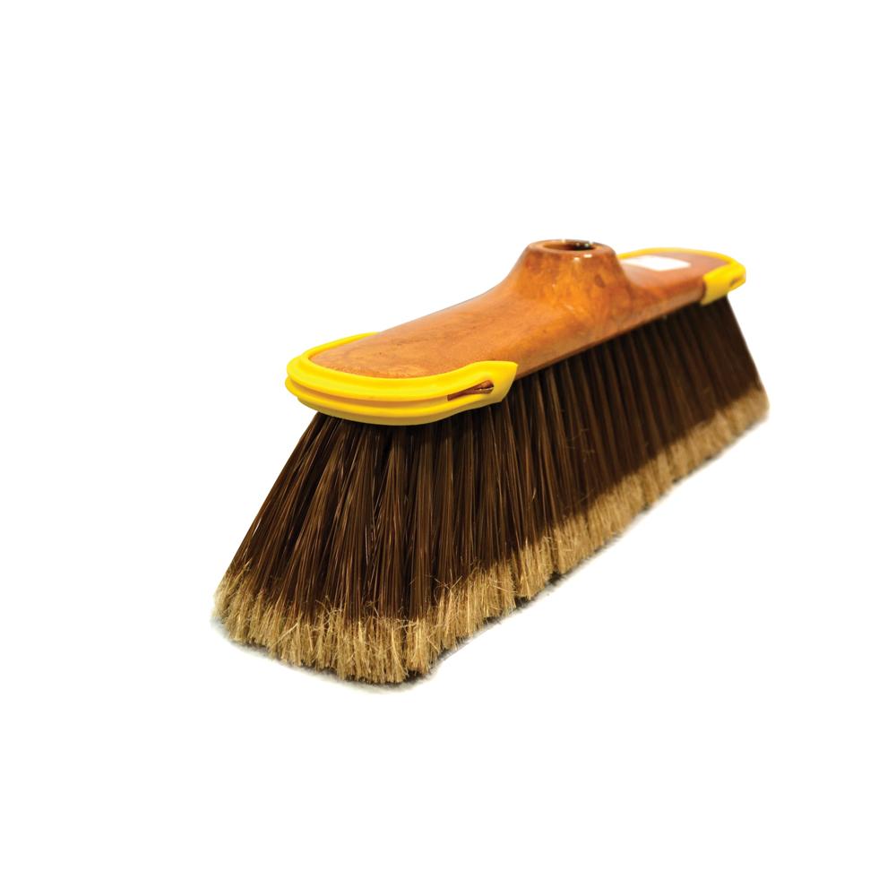 Buy SOFT BROOM WOOD FINISH - RUBBER END from Kaddah Cleaning Equipment in UAE