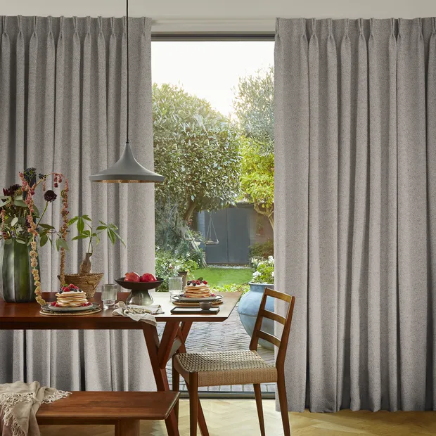 Soho Bouclé Silver Curtain - Interiors in UAE Marketplace