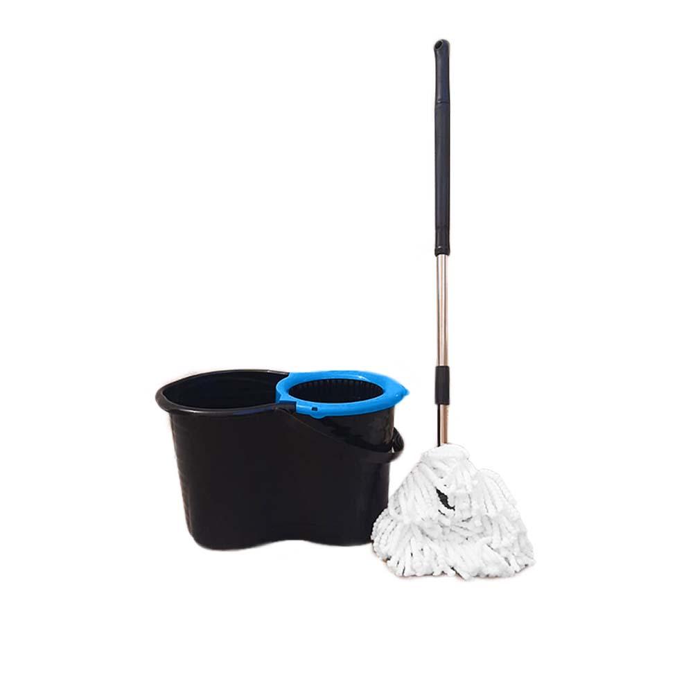 Buy SPIN MOP BUCKET | 19 LTR BLACK from Kaddah Cleaning Equipment in UAE