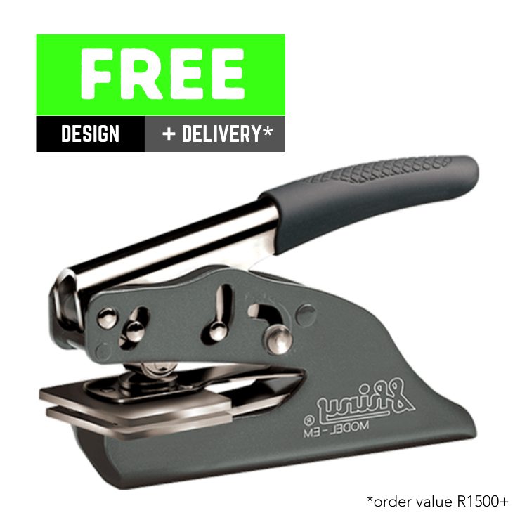 Buy SQUARE-SHAPED EMBOSSING SEAL from Half Price Print in UAE