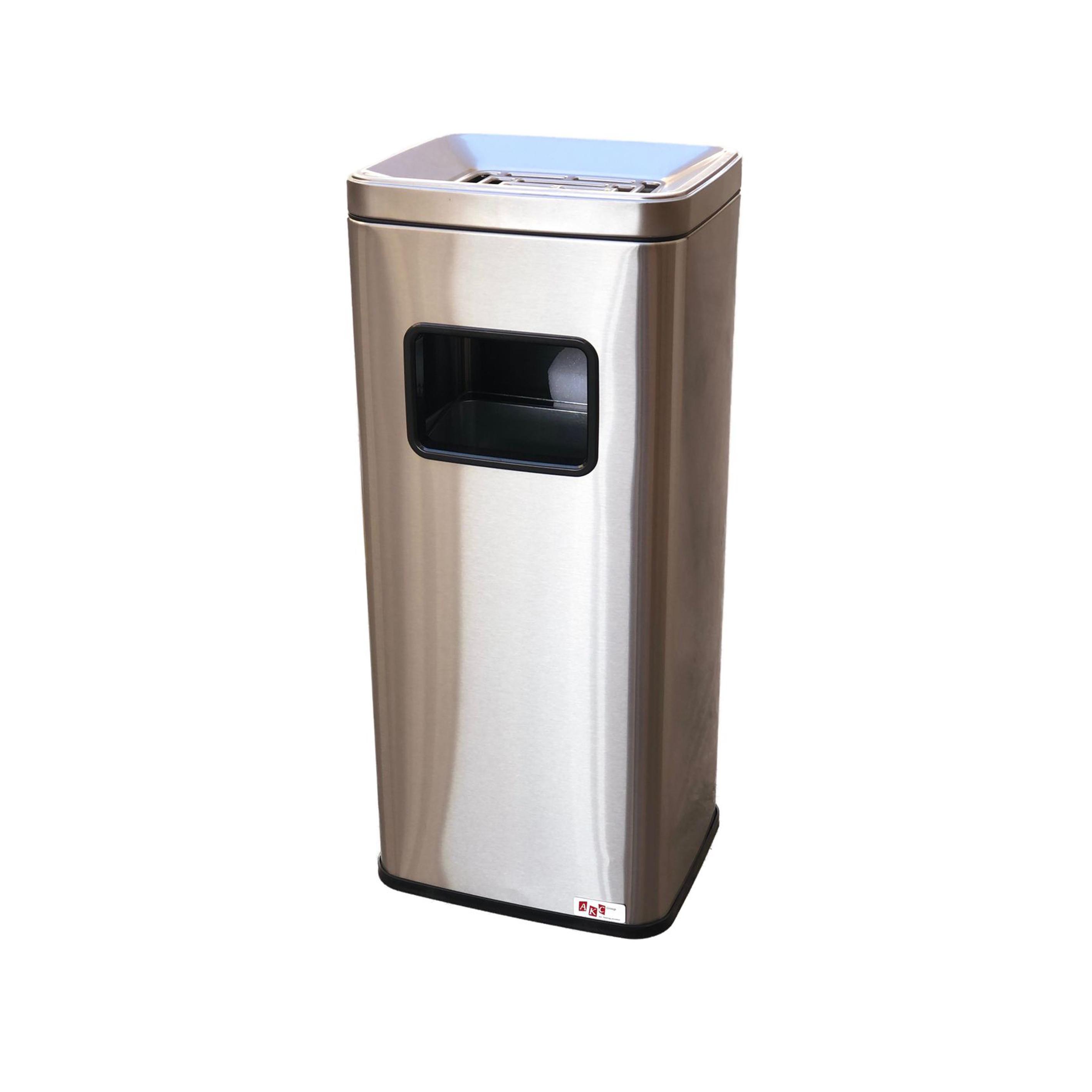Buy STAINLESS STEEL ASHTRAY BIN | 30 LTR | 30 X 25 X 69 CM from Kaddah Cleaning Equipment in UAE