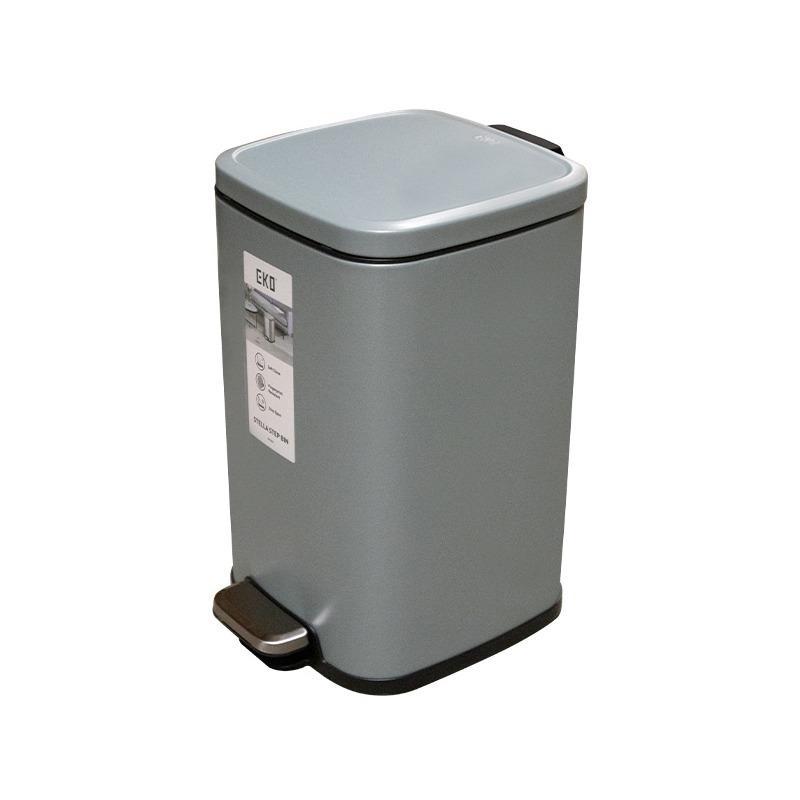 Buy STAINLESS STEEL COLOR COATED SLOW CLOSING BIN 9L BLUE from Kaddah Cleaning Equipment in UAE