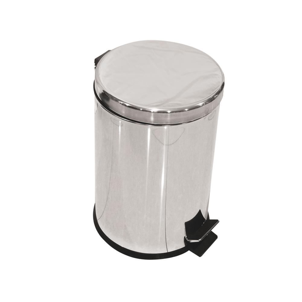 Buy STAINLESS STEEL DUST BIN 12 LITERS from Kaddah Cleaning Equipment in UAE