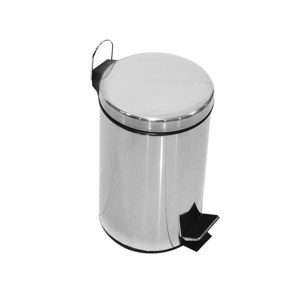 Buy STAINLESS STEEL DUST BIN 7 LITERS from Kaddah Cleaning Equipment in UAE