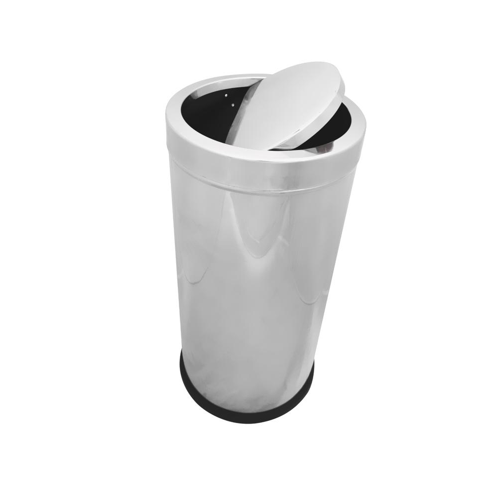 Buy STAINLESS STEEL LID TYPE SWING BIN 20 LITERS from Kaddah Cleaning Equipment in UAE