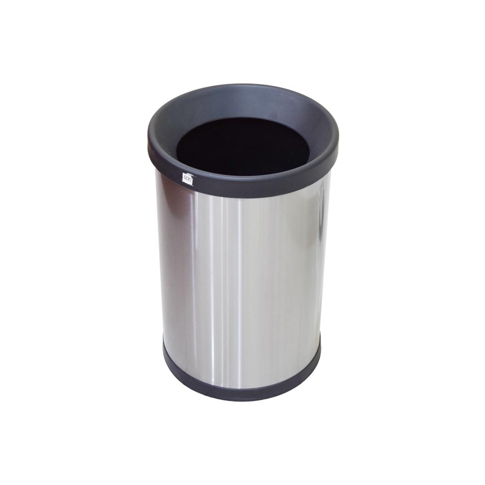 Buy STAINLESS STEEL OPEN TOP BIN | 12LTR from Kaddah Cleaning Equipment in UAE