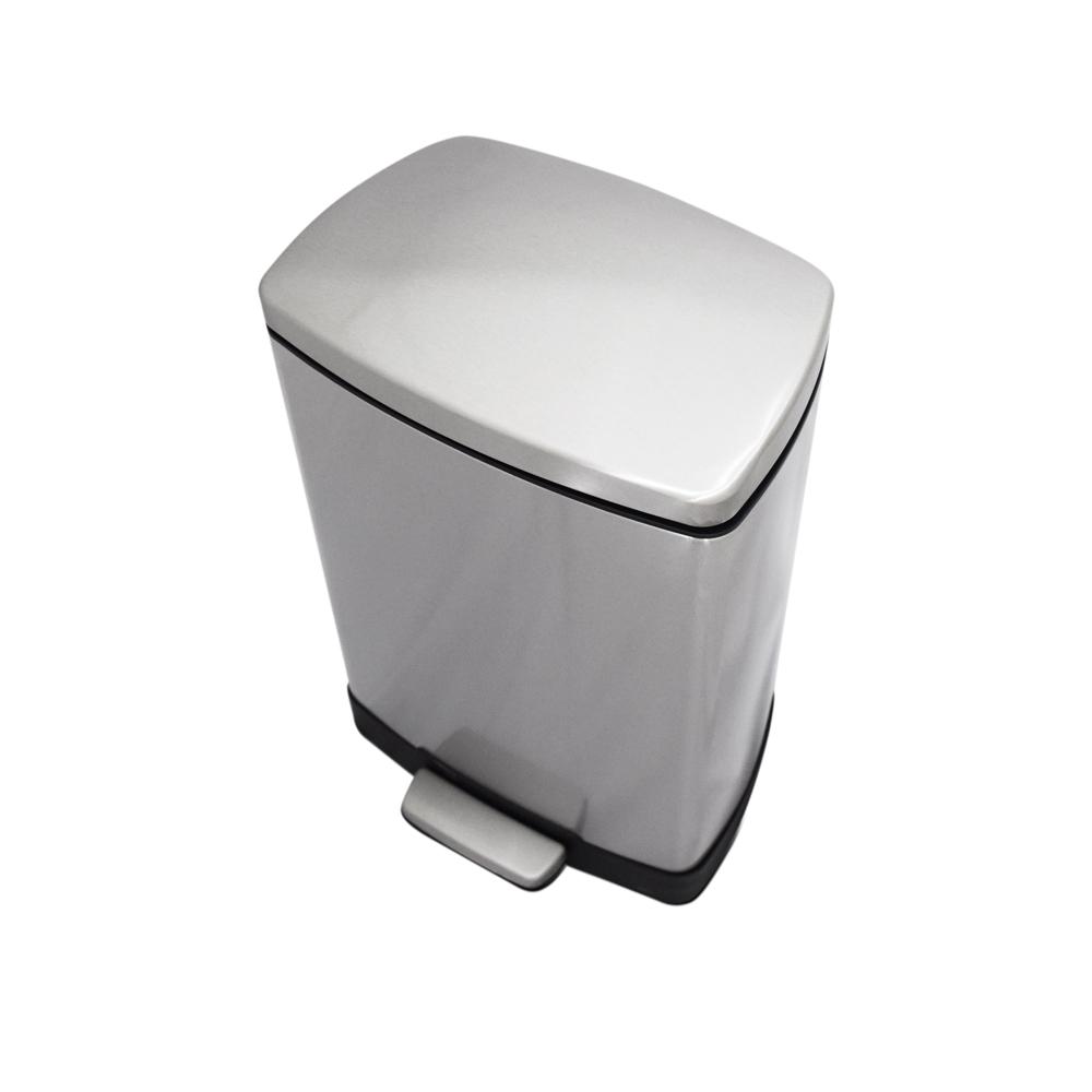 Buy STAINLESS STEEL RECTANGLE PEDAL BIN 12 LITERS from Kaddah Cleaning Equipment in UAE