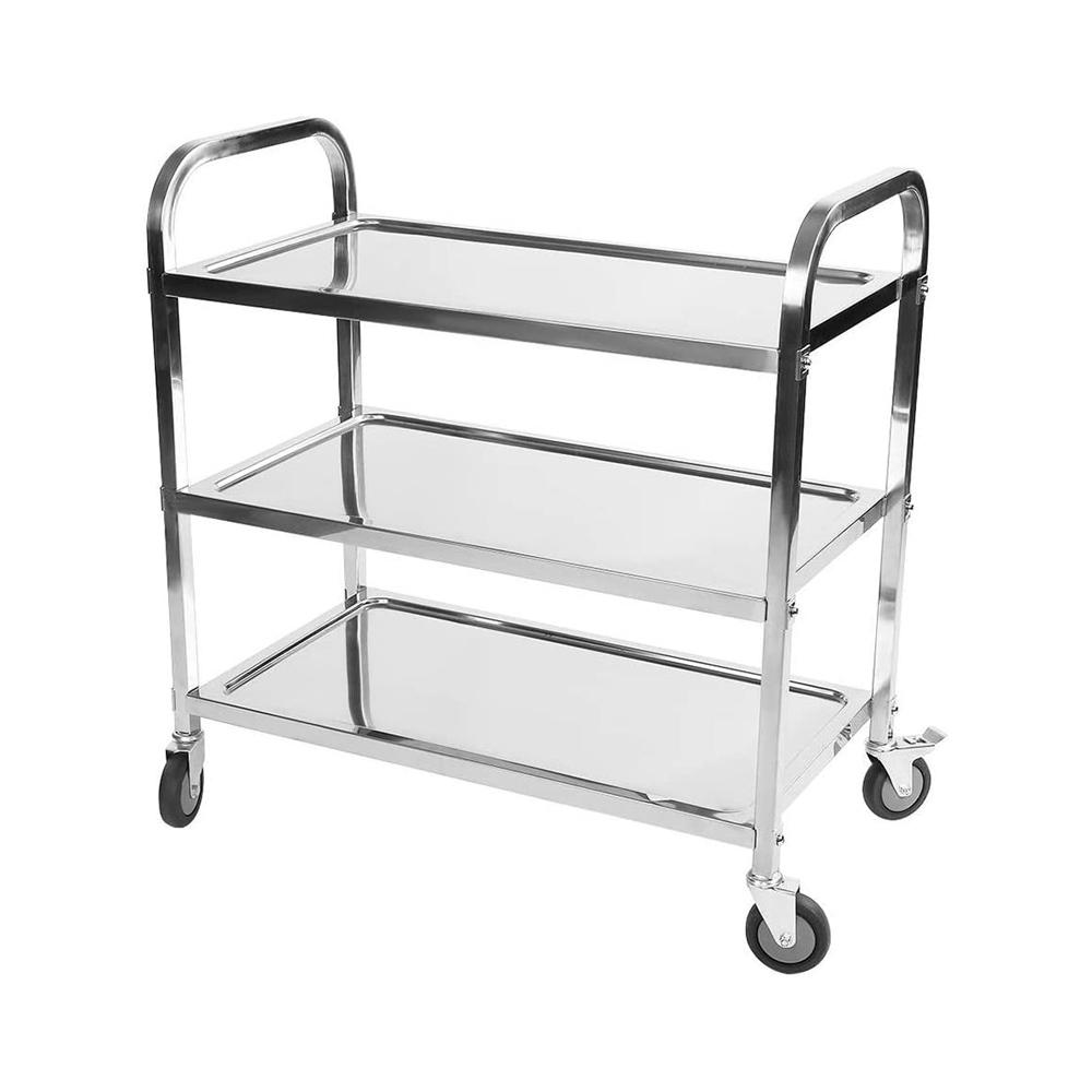 Buy STAINLESS STEEL SERVICE TROLLEY from Kaddah Cleaning Equipment in UAE