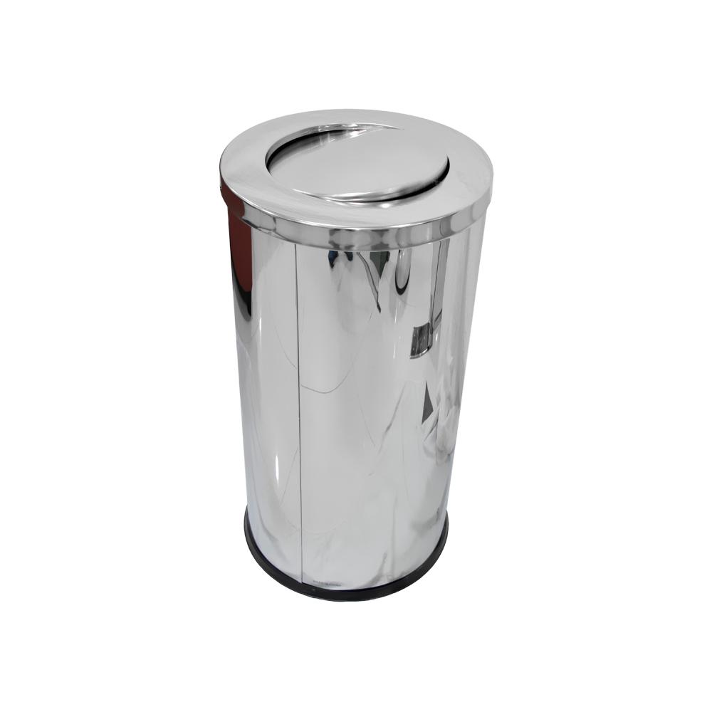 Buy STAINLESS STEEL SWING BIN | 50 LTR | 72 X 38 CM from Kaddah Cleaning Equipment in UAE
