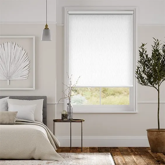 Static Blackout White Roller Blind - Interiors in UAE Marketplace