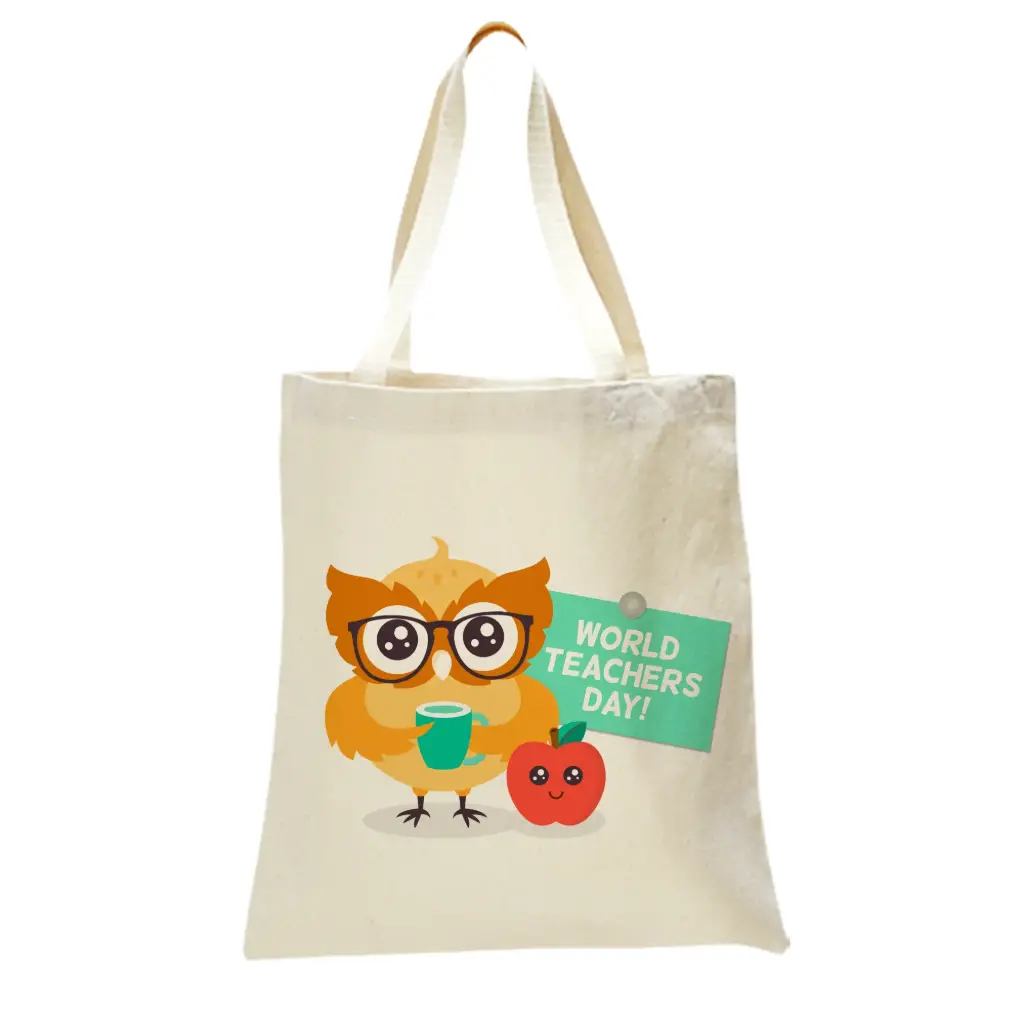 Buy TEACHER DAY HEAVY TOTE BAG from Concept Plus Trading in UAE