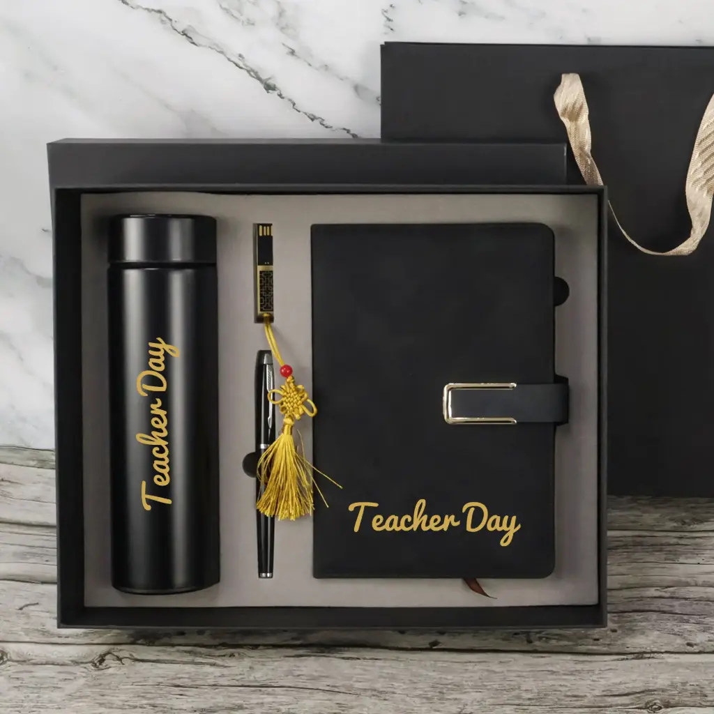 Buy TEACHER DAY PREMIUM QUALITY GIFT SET 4 PCS from Concept Plus Trading in UAE