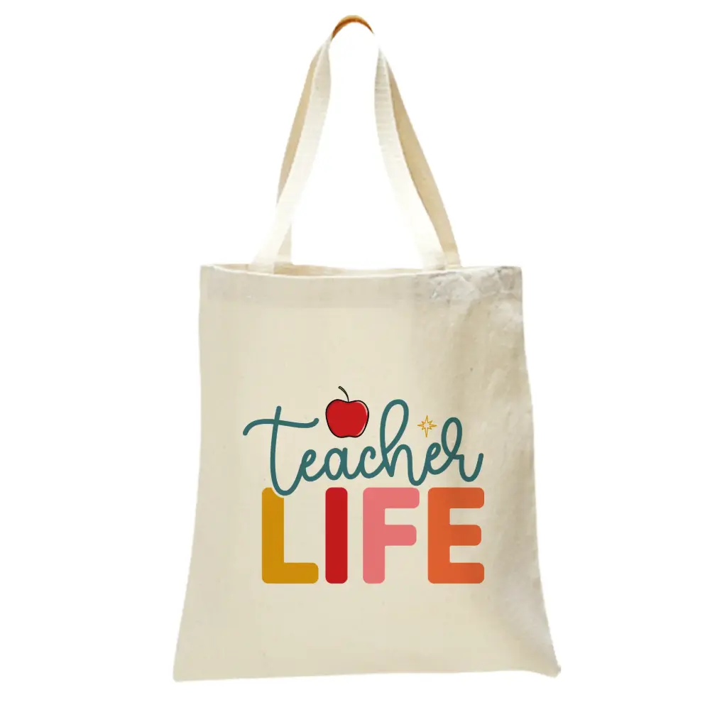 Buy TEACHER LIFE HEAVY TOTE BAG from Concept Plus Trading in UAE