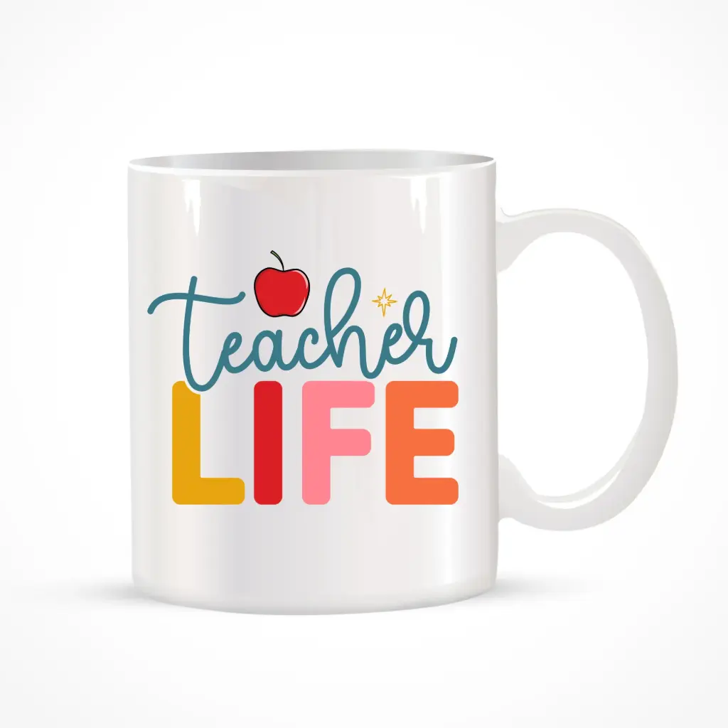 Buy TEACHER LIFE MUG from Concept Plus Trading in UAE