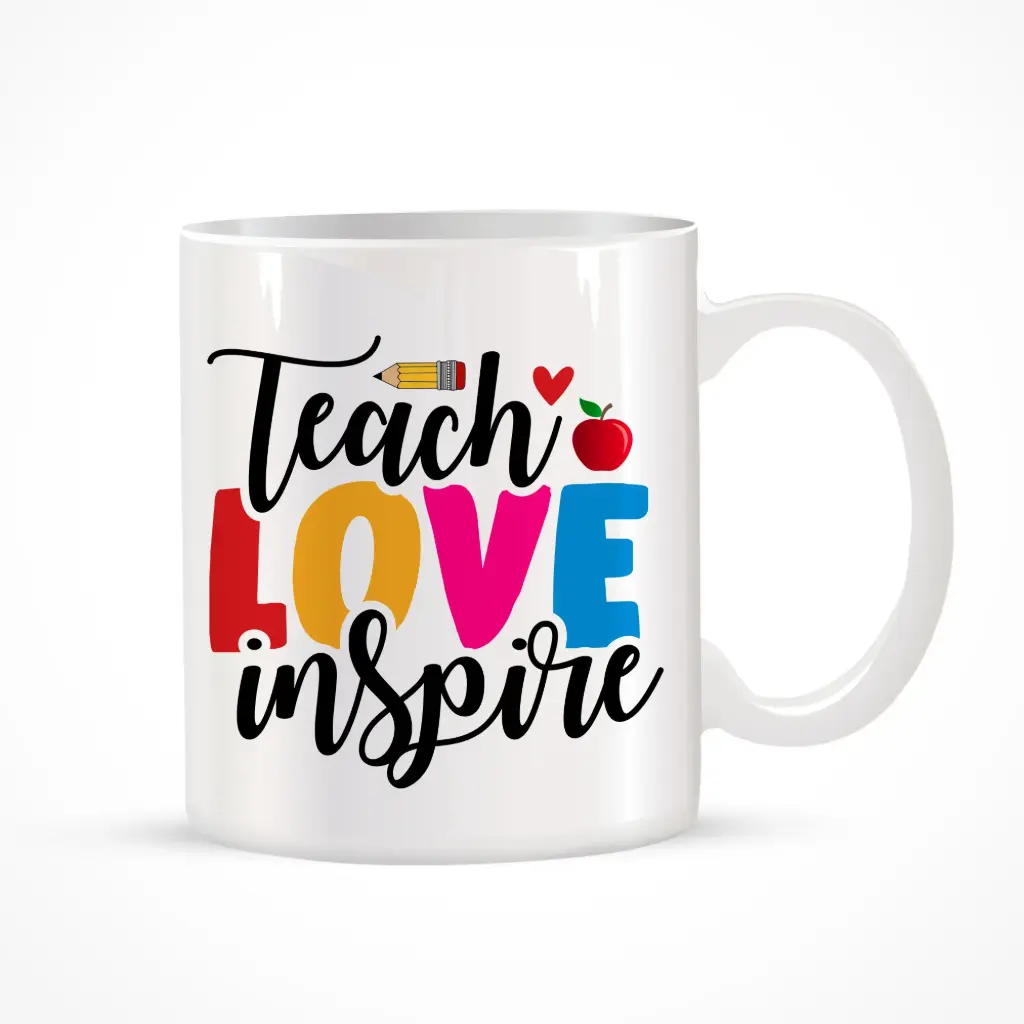 Buy TEACHER LOVE MUG from Concept Plus Trading in UAE