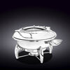 Glass Lid Round Chafing Dish with stand