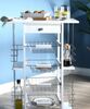  4 Tier Kitchen Trolley with Shelves and Drawer 