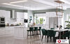 WHITE MODERN KITCHEN WITH ISLAND - COLLECTION