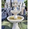 White Flower Water Fountain