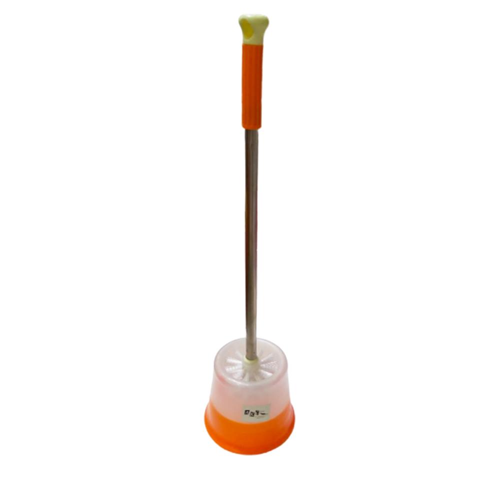 Buy TOILET BRUSH STEEL HANDLE WITH STAND from Kaddah Cleaning Equipment in UAE