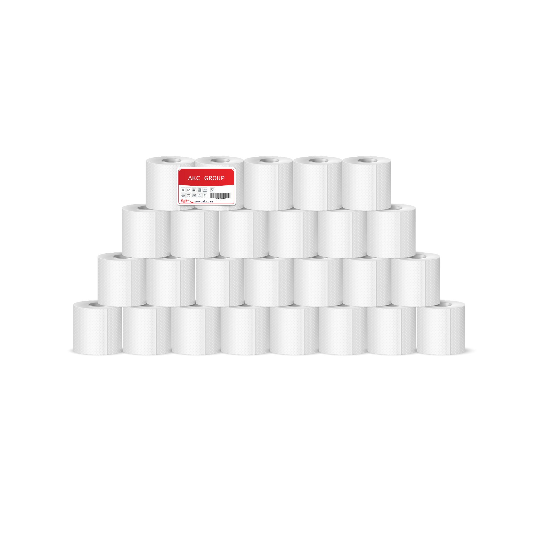 Toilet Tissue Roll 2 ply 120 Sheets & 100 Rolls - Cleaning in UAE Marketplace