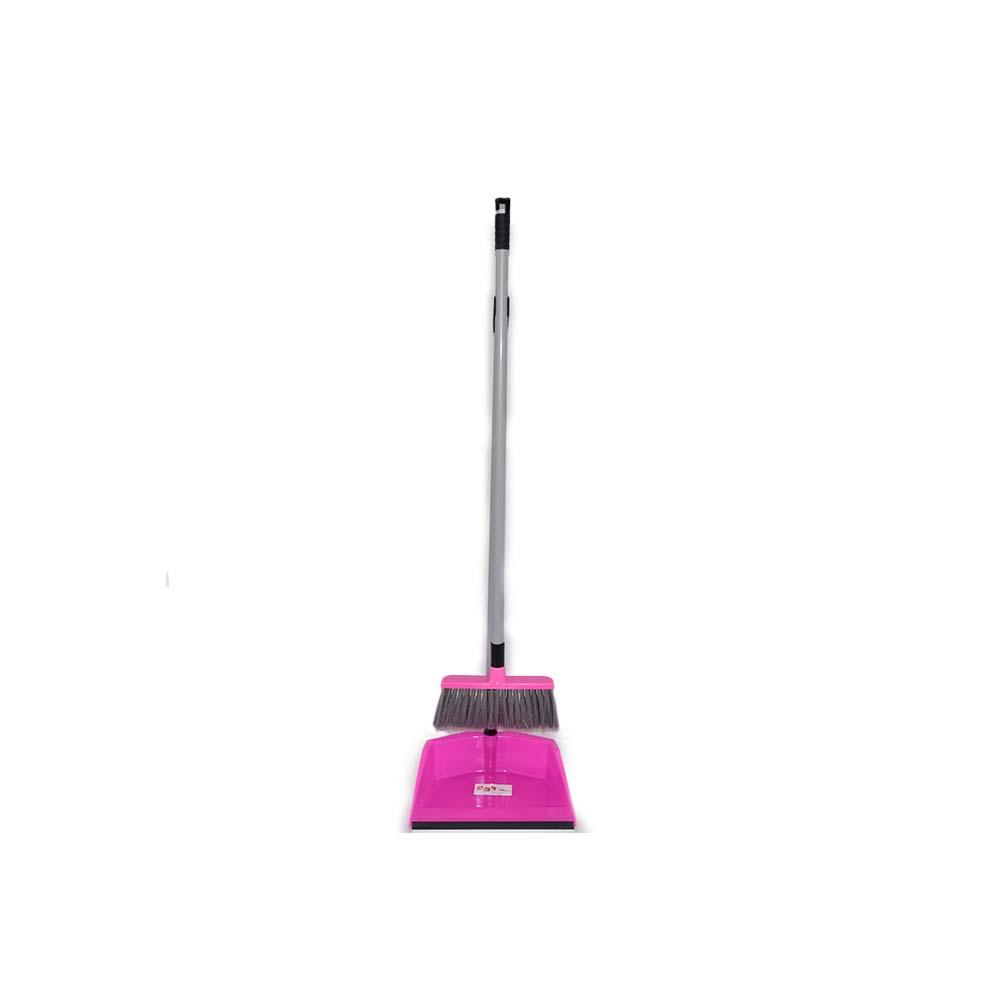 Buy UPRIGHT BROOM & DUSTPAN SET | MULTICOLOUR from Kaddah Cleaning Equipment in UAE