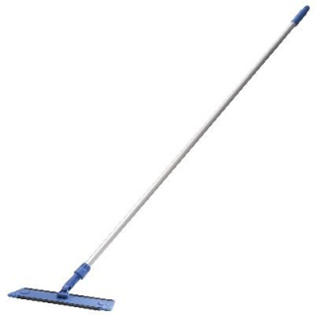 Buy VELCRO MOP HOLDER 40 CM ALUMINUM HANDLE 140 CM WITH STRIPS AND MICROFIBER SLEEVE from Kaddah Cleaning Equipment in UAE